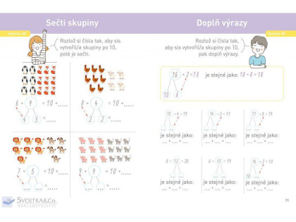 Zvládáme matematiku s Montessori a singapurskou metodou pro věk 6–7 Delphine Urvoy