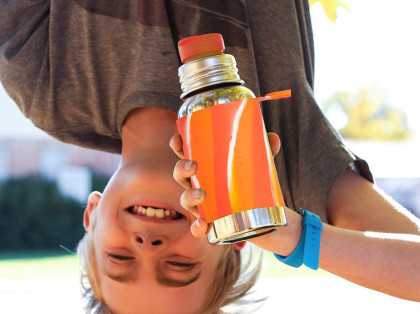 Nerezová láhev se sportovním uzávěrem, Pura 550 ml