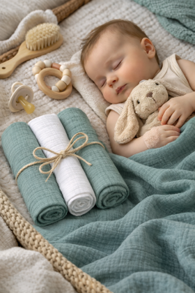 Mušelínové plenky 3 ks 70 x 80 cm BabyMatex