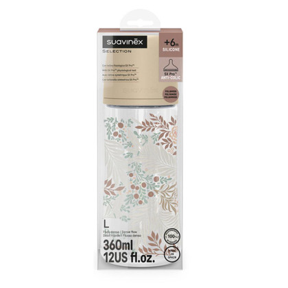 Kojenecká láhev Poetry 360 ml fyziol průtok L Suavinex