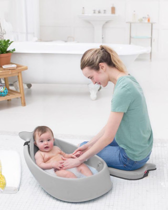 Vanička s ergonomickou podložkou Moby 3 fázová Skip Hop