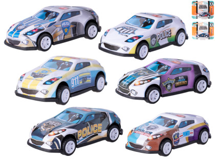 Auto sportovní 6,5 cm kov zpětný chod 