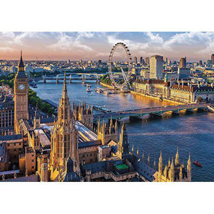 Puzzle Trefl Londýn,Anglie 1000 dílků 68,3x48cm