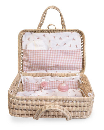 Proutěný kufřík s výbavičkou pro panenku 92321 Antonio Juan