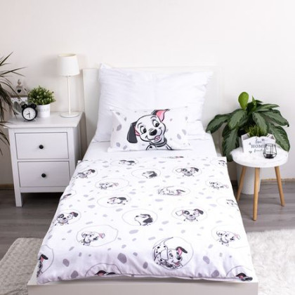 Disney povlečení do postýlky 101 Dalmatins "Play baby" 100 x 135, 40 x 60 cm Jerry Fabrics