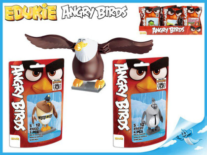 EDUKIE stavebnice Angry Birds v sáčku 32 ks