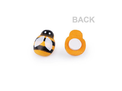 Samolepicí dřevěná včela 20 ks