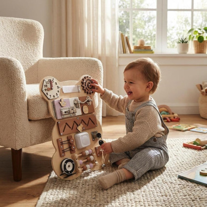 Activity Board Bear Montessori Baby Mix