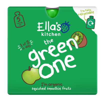 Ella's Kitchen BIO Green One Kiwi s jablkem a banánem (5x90 g)