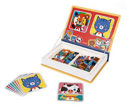 Magnetibook Zvířata Puzzle Janod