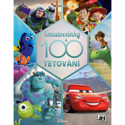 100 tetování s omalovánkami Disney kluci