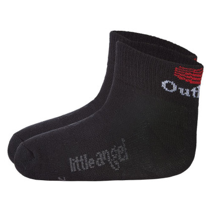 Ponožky dětské nízké Outlast® - černá