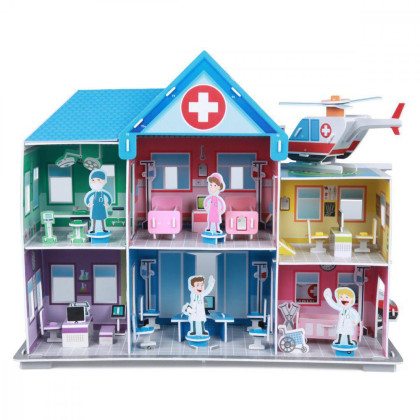 3D puzzle - Nemocnice Fiesta Crafts