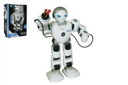 Robot RC FOBOS Bojovník chodící na baterie a USB připojení