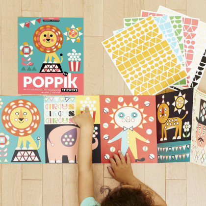 Poppik Samolepkové panorama - cirkus