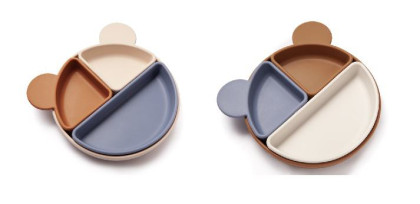 Silikonový dělený talíř Retter 3 v 1 Kidnort