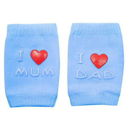 Dětské nákoleníky New Baby s ABS I Love Mum and Dad
