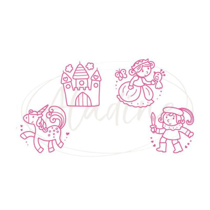 Razítka pro nejmenší Aladine Stampo Baby, 4 ks