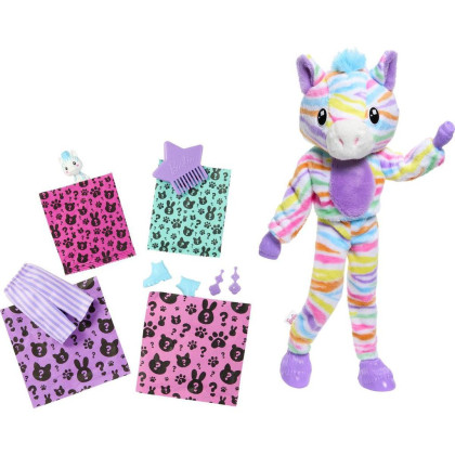 Barbie Cutie reveal barbie barevné sny - zebra