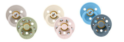 Colour Bumblebee dudlíky z přírodního kaučuku 2 ks 6 - 18 m Bibs