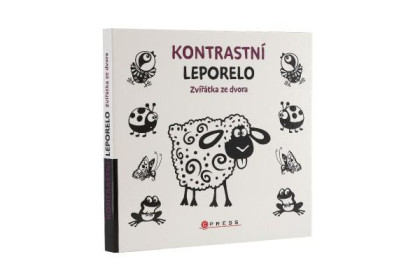 Knížka Kontrastní leporelo Zvířátka ze dvora