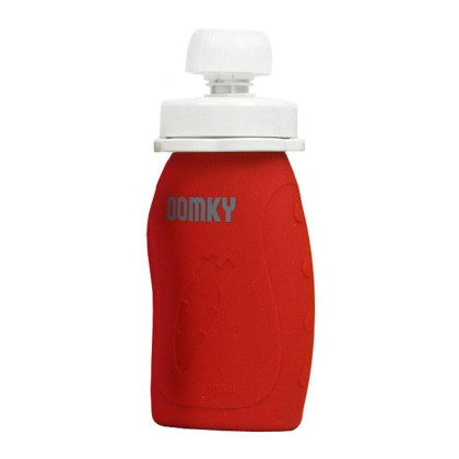 Plnitelná silikonová kapsička Domky 180 ml