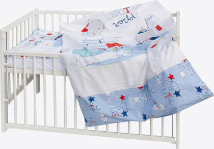 Dětská postýlka s kompletní výbavou Scarlett 120 x 60 cm - Lumpy