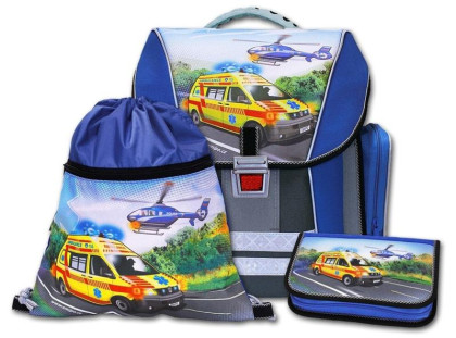 Školní batohový set Záchranáři 3-dílný