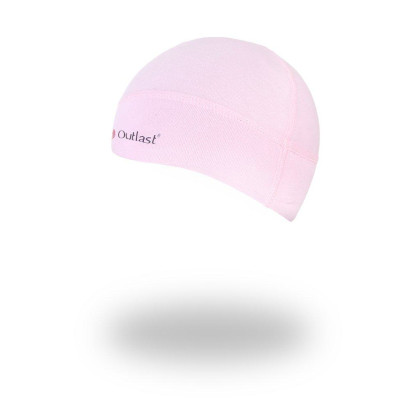 Čepice tenká plochý šev Outlast®s UV faktorem 50+, růžová baby