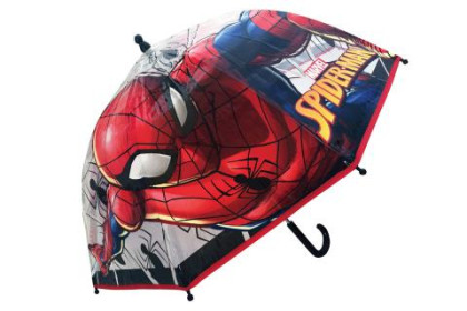 Deštník Spider-Man manuální průhledný