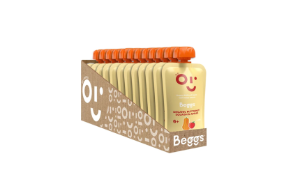 BIO Máslová dýně a jablka (120 g) 12 ks Beggs
