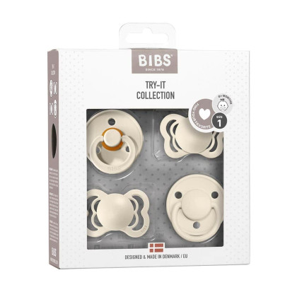 Dudlíky kaučuk/silikon Try it kolekce Vel. 0 - 6 m Bibs