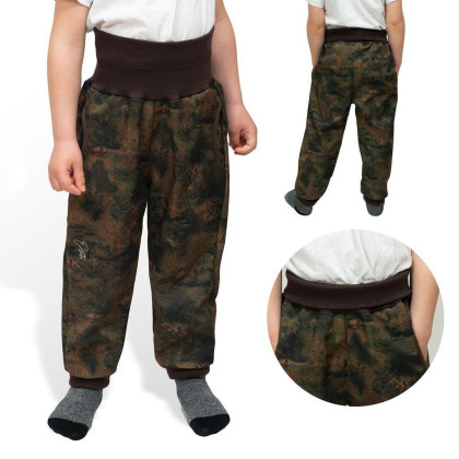 Rostoucí softshellové kalhoty Forest Esito