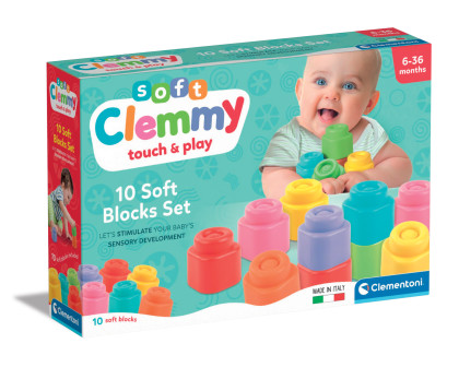 Měkké kostky 10 ks Clemmy