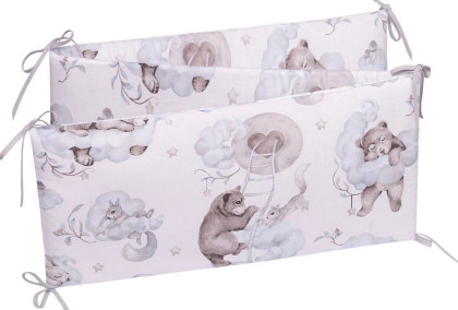 Ochranný bavlněný mantinel do postýlky Infantilo