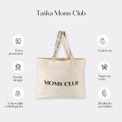 Mateřská maxi taška na rameno Moms Club Moniel
