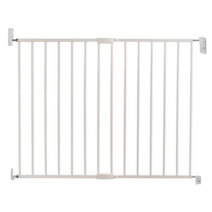 Lindam - Dětská zábrana s posuvnou šířkou kov bílá