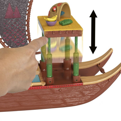 Garland set malá panenka Vaiana a transformující se loď Mattel