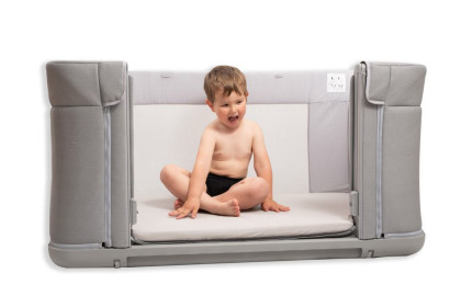 Mušelínové prostěradlo s gumou 58 x 110 x 8 cm béžové BabyMatex