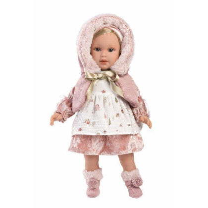 LUCIA 54044 Llorens - Realistická panenka s měkkým tělem 40 cm