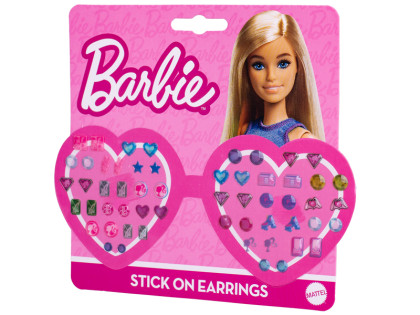 Nalepovací náušnice 28 párů Barbie