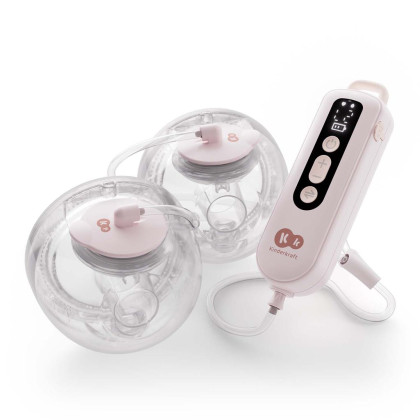 Odsávačka mateřského mléka Double Hands-free Gentle Flow Kinderkraft