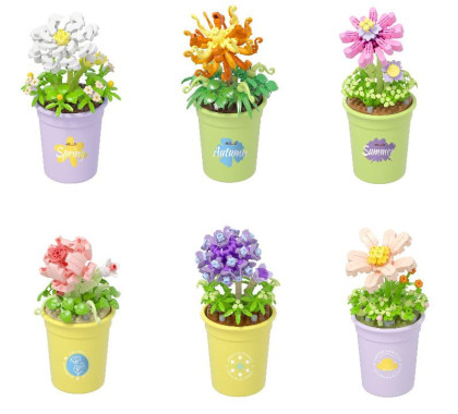 Stavebnice mini Květina v květináči Koco