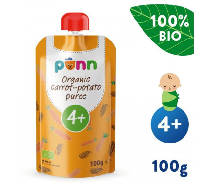 SALVEST Ponn BIO Pyré z mrkve a brambor (100 g)