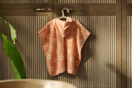 Osuška pončo froté Jacquard Jollein