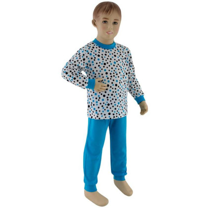 Chlapecké pyžamo tyrkysový puntík Esito Vel. 92 - 122