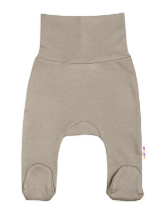Bavlněná souprava pro miminko do porodnice Made with love, tm. béžová Baby Nellys