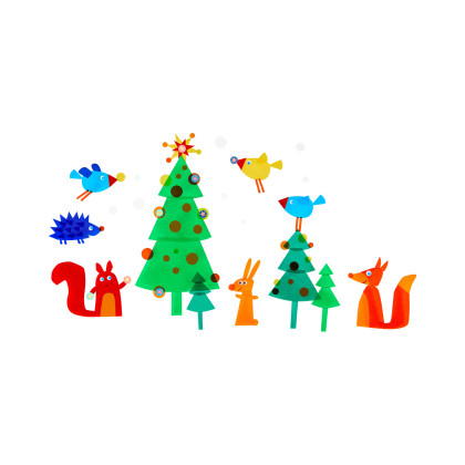 Kreativní sada Okenní obrázek Vánoční motiv Haba 