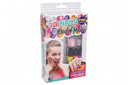Nehtové studio 3D plast sada na nehty