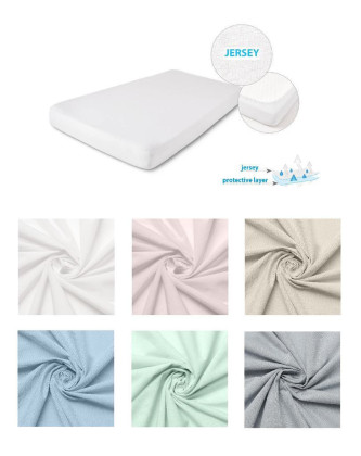 Nepromokavé prostěradlo jersey 60 x 120 cm Babymatex